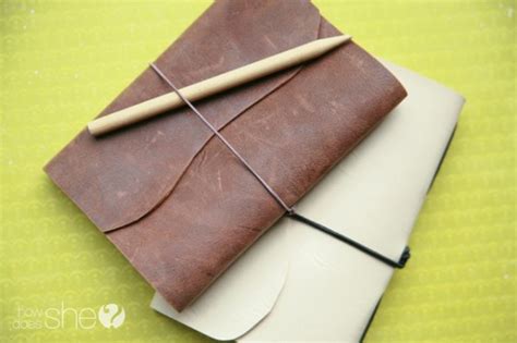 Leather 12 More Diy Notebooks To Make Lifestyle