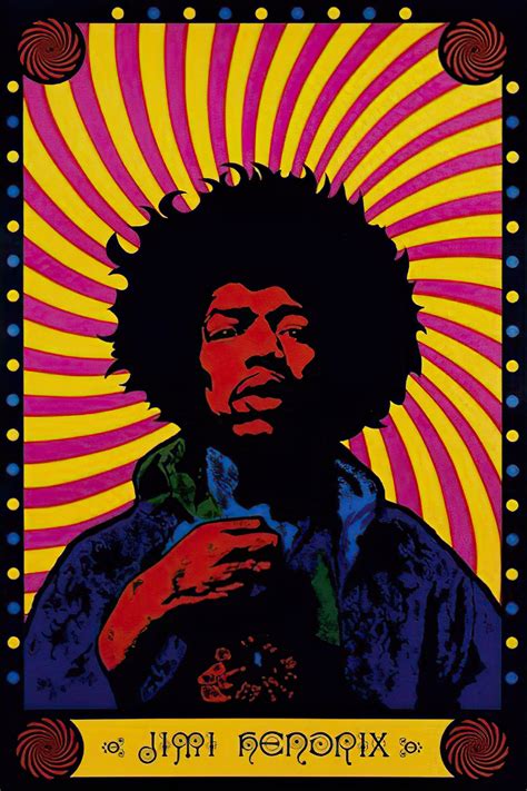 Jimi Hendrix Vintage Red House Rock Poster Etsy In 2021 Psychedelic Poster Jimi Hendrix