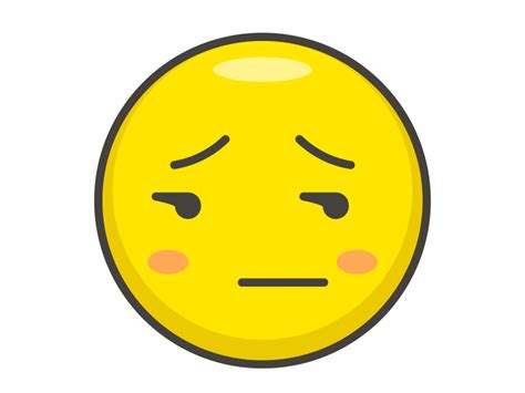 Unamused Face Emoji Png Transparent Emoji