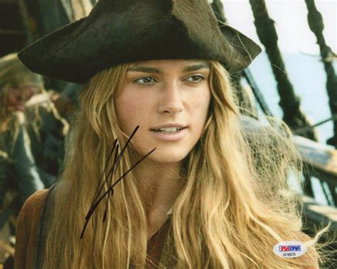 Keira Knightley Signed Pirates Of The Caribbean The Curse Of The