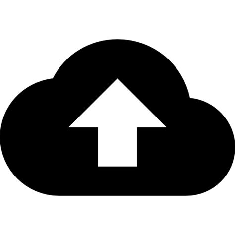 Upload To Cloud Button Free Interface Icons