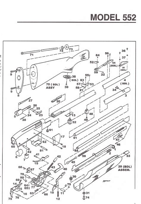 Remington Speedmaster 552 Parts Diagram