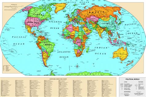 Free Printable World Map With Latitude And Longitude World Map