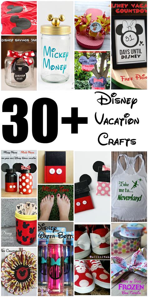 30 Diy Disney Crafts For A Disney Vacation Poofy Cheeks
