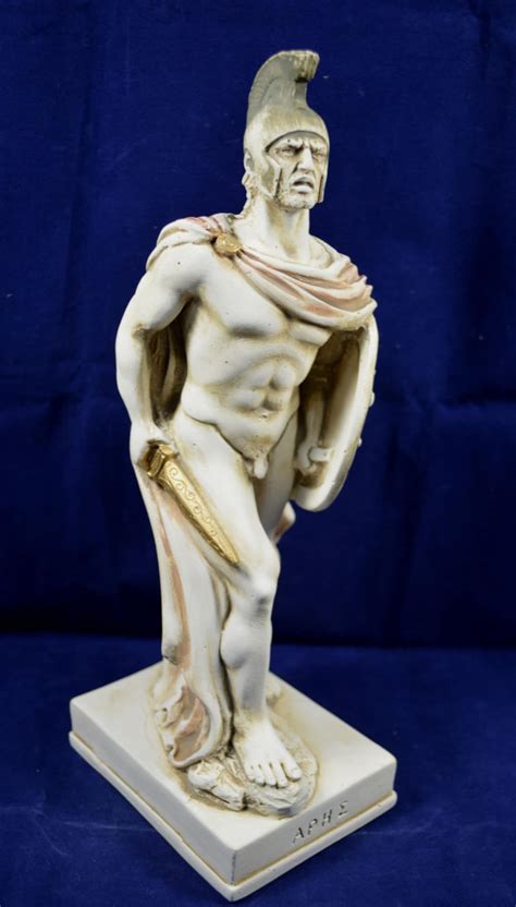 Ares Sculpture Ancient Greek God Of War Statue Etsy