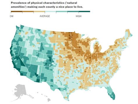 Mapping Every County In America By Its Natural Beauty Ranking 6sqft