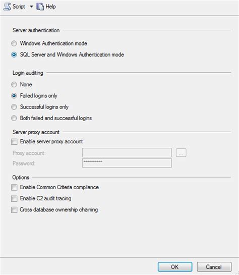 Enable Mixed Mode Authentication Sqlserverlearner