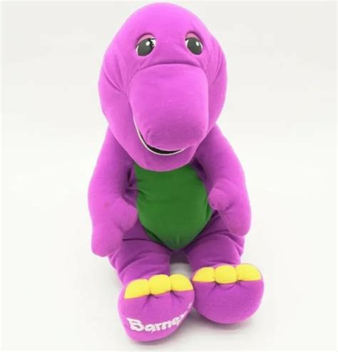 1996 Playskool Barney Dinosaur Talking Interactive 18 Plush Vintage