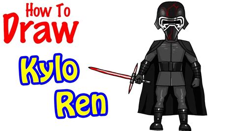 How To Draw Kylo Ren Youtube