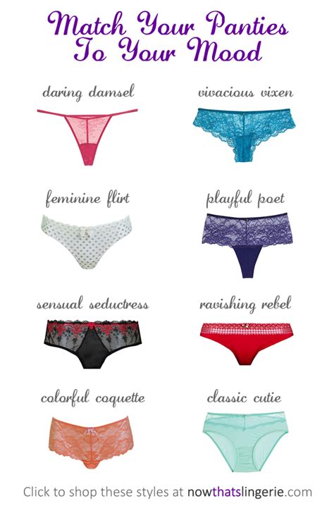 Match Your Panties To Your Mood Bra Doctors Blog