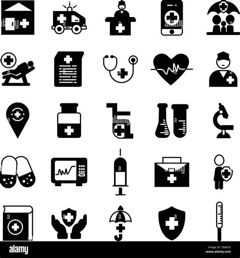 Healthcare And Medical Icon Set Vector Medical Service Icons Stock
