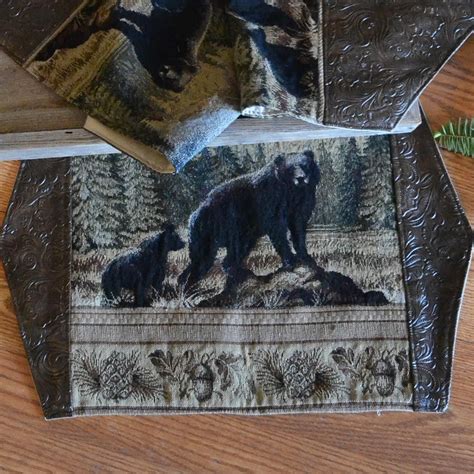 Trips to black bear wilderness adventures by other users. Wilderness Black Bear Table Runners & Placemats