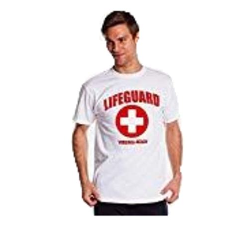 Lifeguard Official Guys Short Sleeve Printed Tee White Small