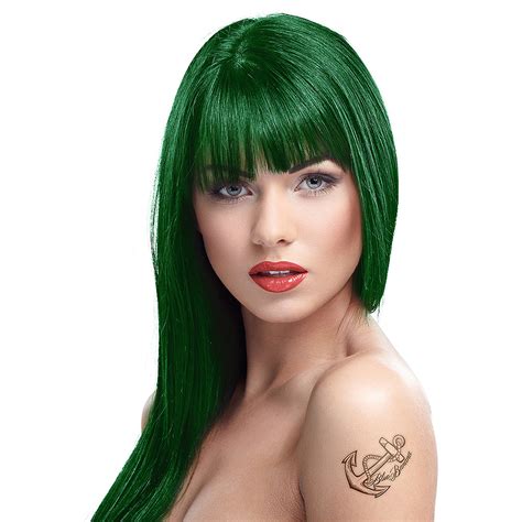 Crazy Color Semi Permanent Emerald Green Hair Dye 100ml