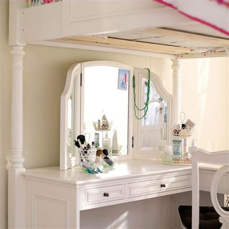 Chelsea Vanity Loft Bed Pbteen