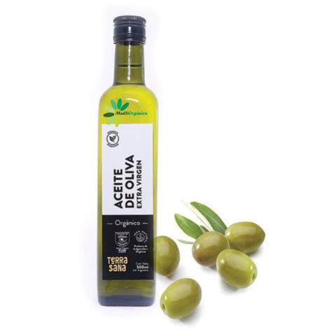 aceite de oliva orgánico extra virgen 500 ml terrasana multiorgánica