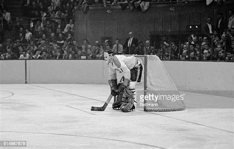 Mask Hides Injury Jacques Plante Star Goalie For The Montreal News