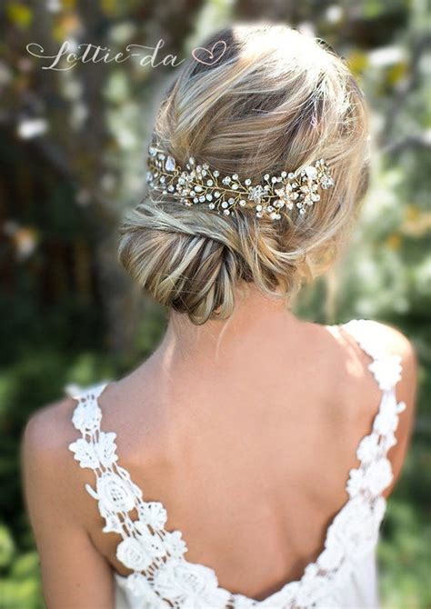 Wedding Hair Accessory Hair Vine Boho Bridal Headpiece With Pearl