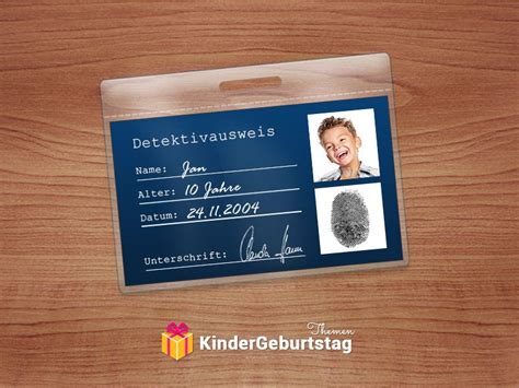 Umgang lebenslang marcumar, pass aufbewahrung etc. Detektiv Zubehör und Deko selbst basteln: Ausweis-Vorlage ...