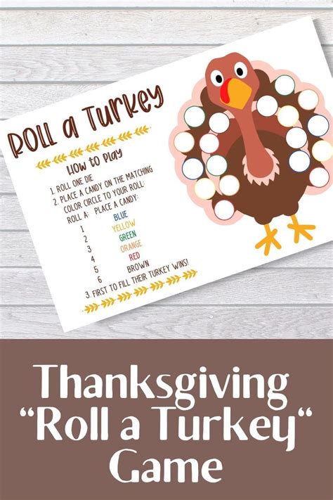roll a turkey game printable thanksgiving turkey game etsy [video] [video] thanksgiving