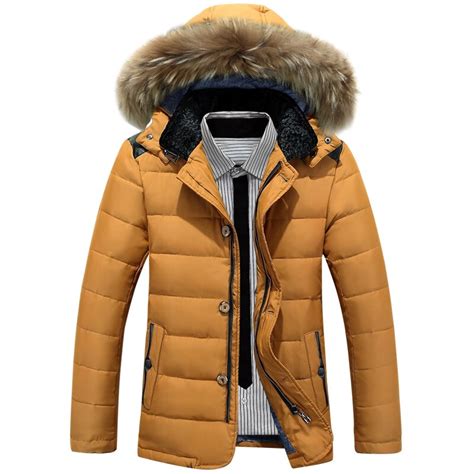 New Style 2017 Thick Warm Winter Duck Down Jacket For Men Waterproof