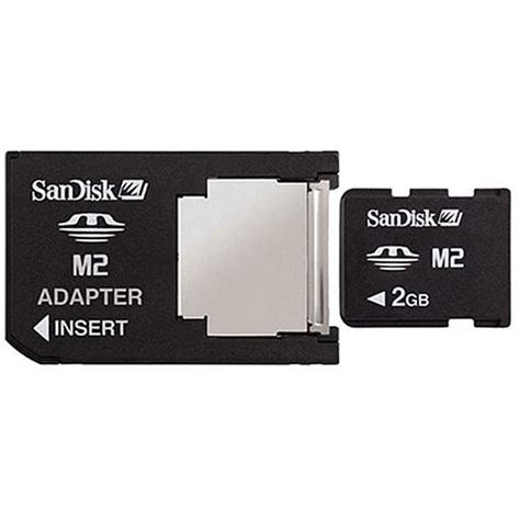 Sandisk 2gb Memory Stick Micro M2 And Adapter Free Shipping On