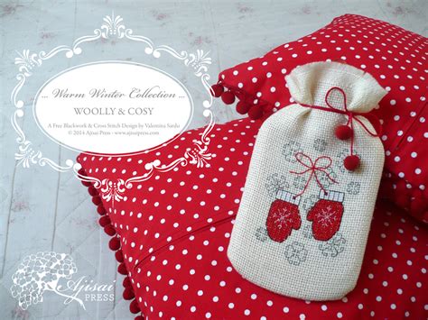 Free pattern for your winter decor. Woolly & Cosy: a free cross stitch pattern from the Warm ...