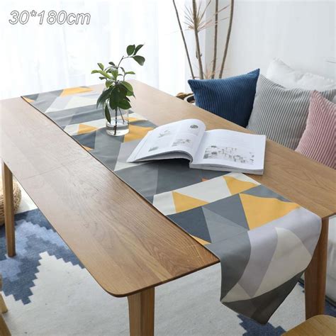 Shop 1,000+ new arrivals · buy now, pick up in store Nordic Table Runners Modern Geometric Dining Table Flag ...