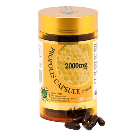 Propolis 2000 mg Capsule Australia - 200 Capsules Spring Leaf | BeeVitamins