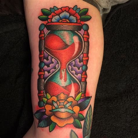 Valuable Hourglass Tattoo Designs And Meanings Time Is Flying