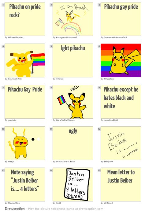 Pikachu On Pride Rock Drawception