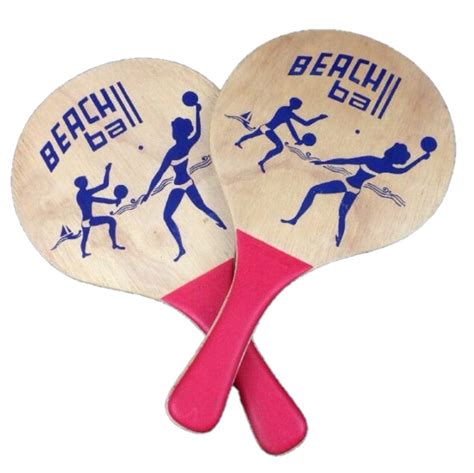 Sport Design Beach Ball Set Includes 2 Paddles And 1 Ball Great Beach