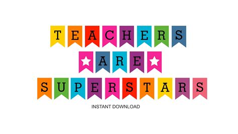 Teacher Appreciation Banner Printable Teachers Are Etsy Australia