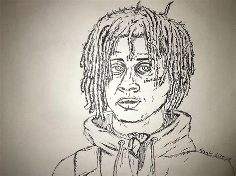 Do help your kid color the cat's hat and her roses with red or pink. Trippie Redd with Sharpie | Drawings, Trippie redd ...