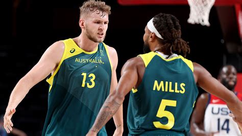 Tokyo Olympics 2021 Australian Boomers Vs Team Usa Basketball Scores