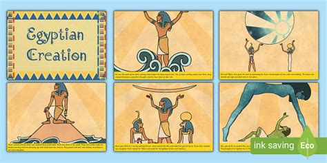 Ancient Egyptian Creation Story Cards Teacher Made