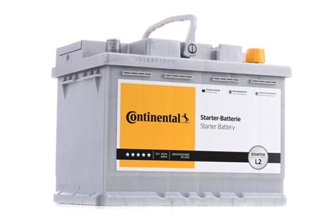 Starter Battery 2800012021280 65ah 640a 12v From Continental