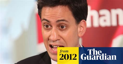 Ed Miliband Challenges Rip Off Pension Schemes Ed Miliband The Guardian