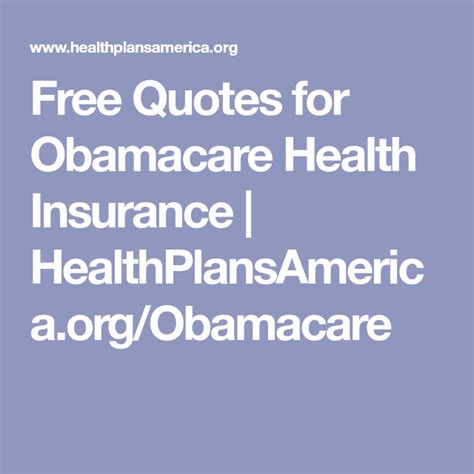 Free Quotes for Obamacare Health Insurance | HealthPlansAmerica.org