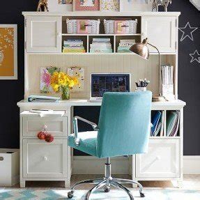 One perfect teen room idea is to mount skateboard decks on the wall. Kids White Desk With Hutch - Foter