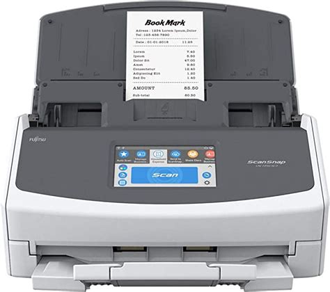 Fujitsu ScanSnap IX Deluxe Color Duplex Document Scanner With Adobe Acrobat Pro DC For Mac