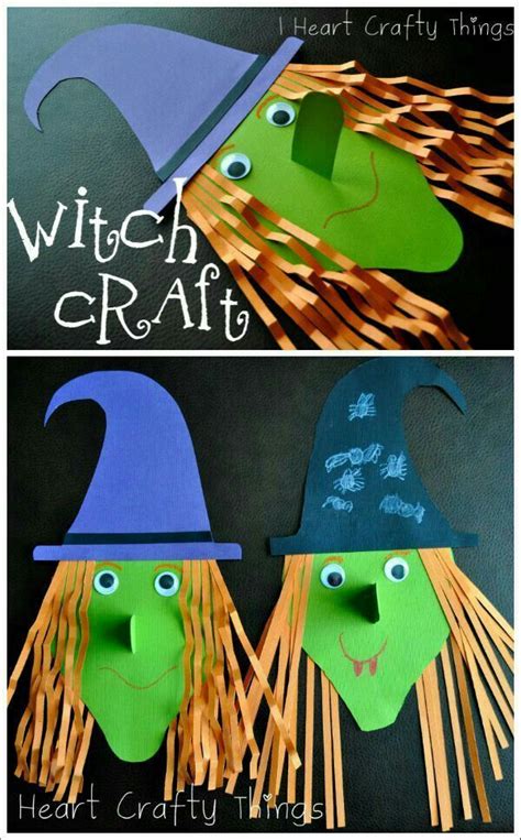 Witch Halloween Crafts For Kids Halloween Arts And Crafts
