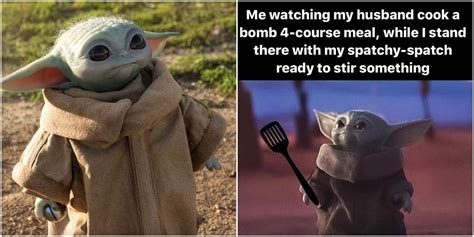 If you have ever thought how to support the meme makers you may have come up with reddits award system. 15 Funniest Baby Yoda "Looking Up" Memes | ScreenRant