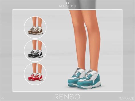 Скачать мод Кроссовки Renso Shoes для Симс 4 бесплатно