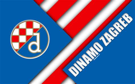 Дина́мо москва́ dʲɪˈnamə mɐˈskva) is a russian football club based in moscow. Download wallpapers GNK Dinamo Zagreb, 4k, blue white abstraction, logo, material design ...