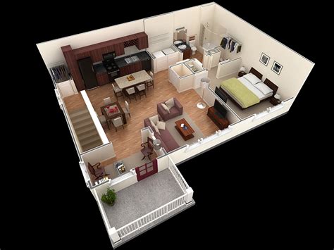 Small bedroom plan small 1 bed house plans lovely three bedroom house plan drawing simple 3. 25 One Bedroom House/Apartment Plans