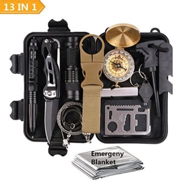 Sie sind auf der suche nach einer praktischen survival ausrüstung? Survival Ausrüstung Set - komplett 13 Teile - Krisenplaner.de