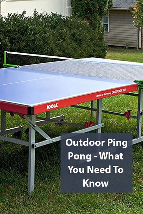 We would like to show you a description here but the site won't allow us. Best Outdoor Ping Pong Tables (Our Top 6 Choices!) | Outdoor ping pong table, Outdoor furniture ...