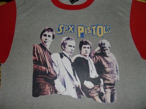 Vintage Rare 70s Sex Pistols Raglan T Shirt Defunkd