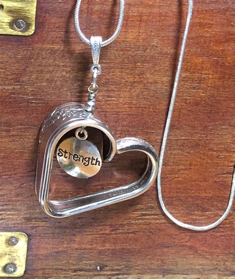 Spoon Heart Necklace Silverware Jewelry Etsy